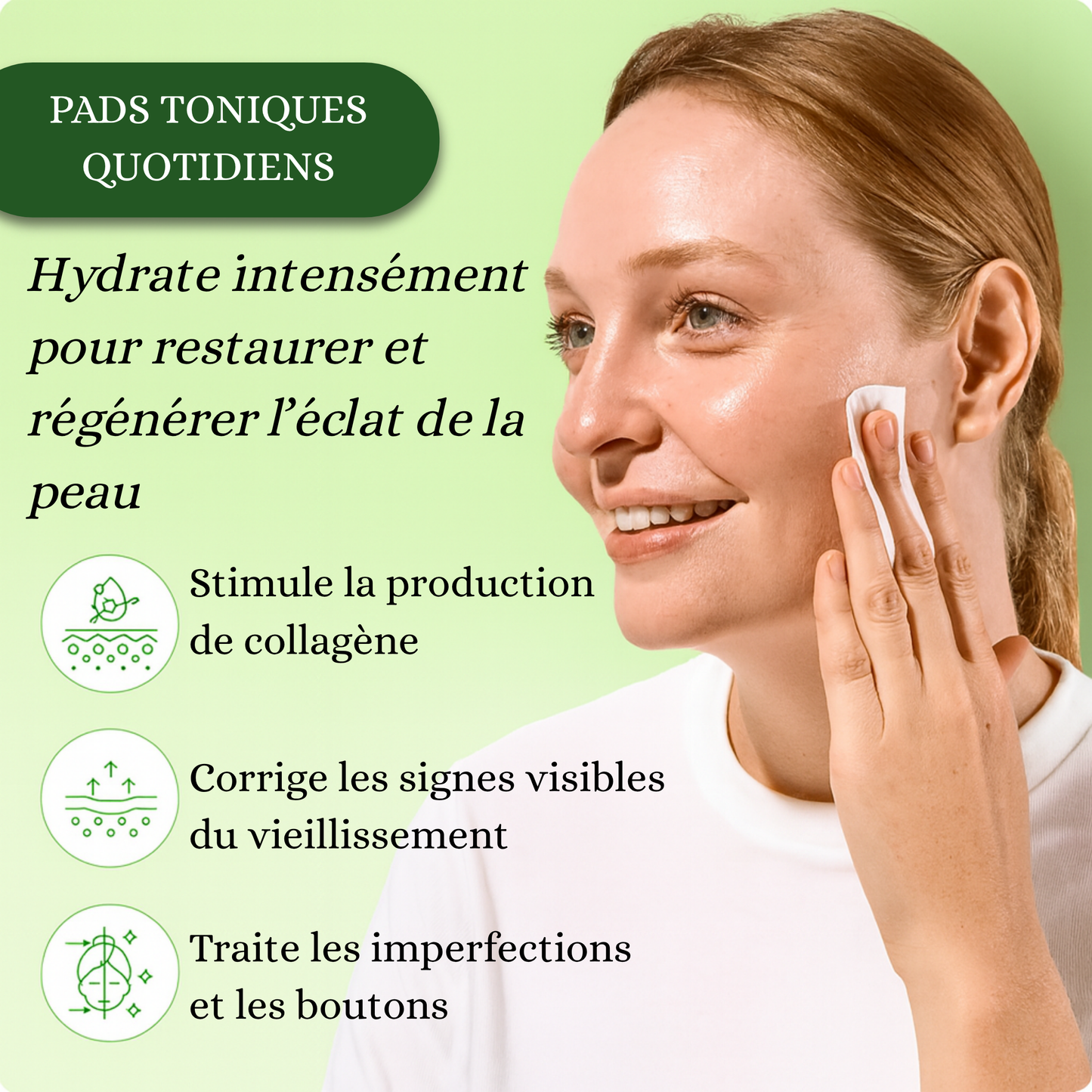 Pads tonifiants (Pot de 100)